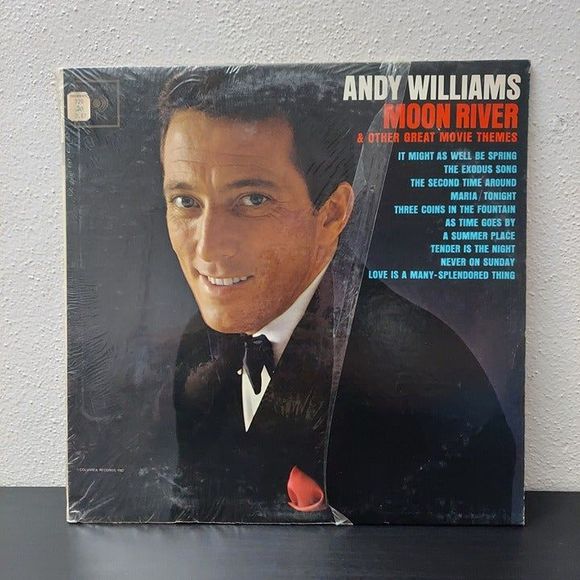 Andy Williams Moon River And Other great Movie Themes Vinyl LP Stereo CS 8609 EX - Picture 1 of 8